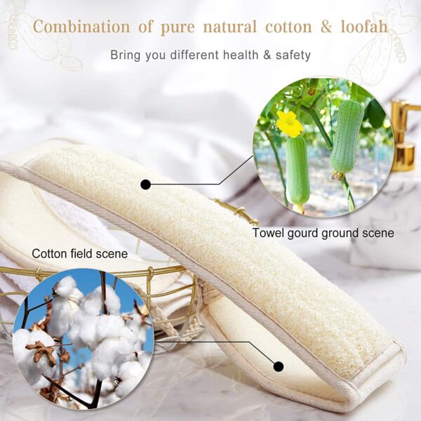 Loofah Back Scrubber Belt With Rope Wholesale Supplier