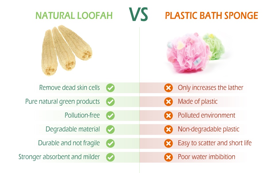 Plastic Loofah Natural Loofah | Cute Eve Egyptian Loofah Supplier